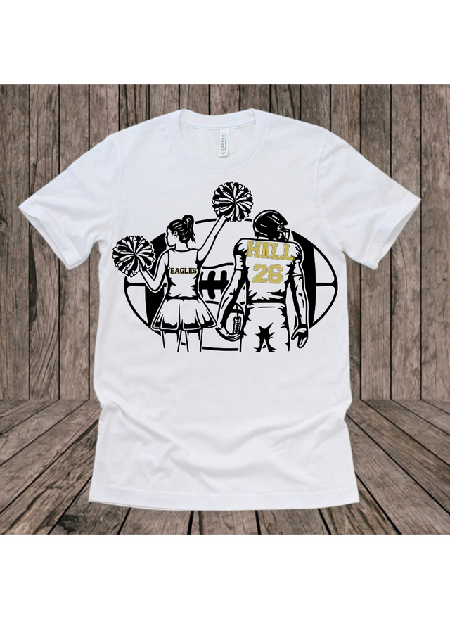 Custom Football/ Cheer Tee